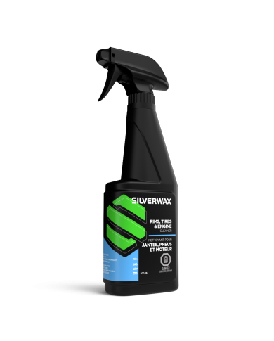 Nettoyant pour jantes, pneus et moteur